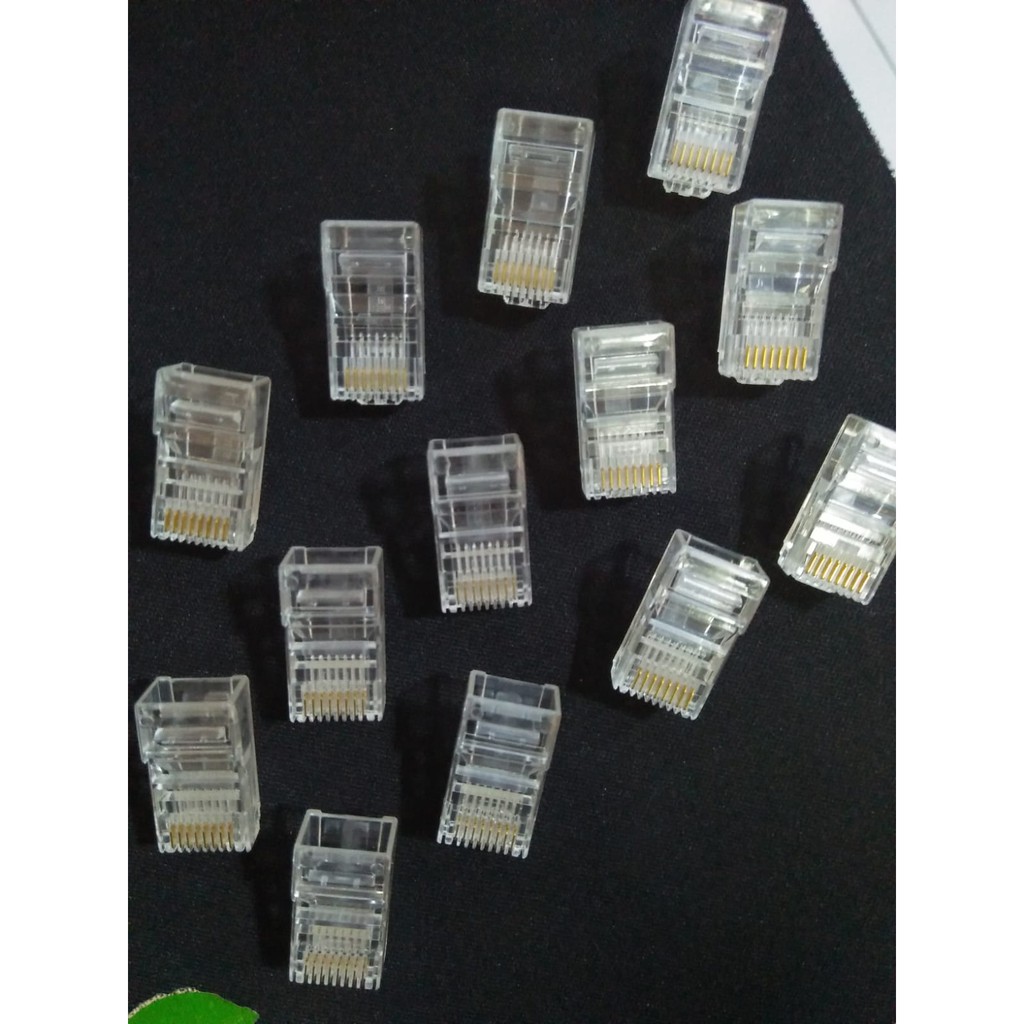 Jual Konektor RJ45 biasa ecer | Shopee Indonesia