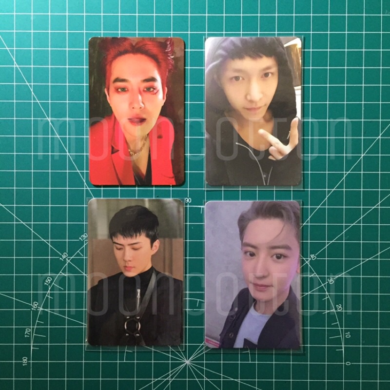 OFFICIAL PC EXO SUHO SEHUN OBSESSION CHANYEOL AR SELCA DFTF LAY EXODUS PHOTOCARD