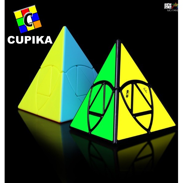 Rubik Pyraminx Qiyi Duomo Stickerless Segitiga Dalam termurah