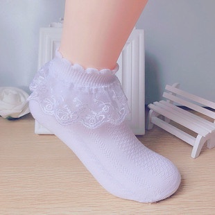 KK-23 lace lolita socks kaos kaki renda pendek dewasa korea jepang