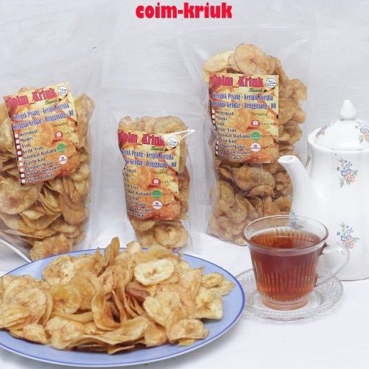 

KERIPIK PISANG MANIS BULAT 250gr TANPA BAHAN PENGAWET DAN PEWARNA MAKANAN