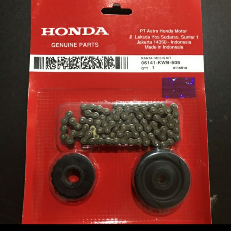 Rantai Keteng Kamprat Set AHM Honda Revo 110 Blade 90L 90 mata KWB