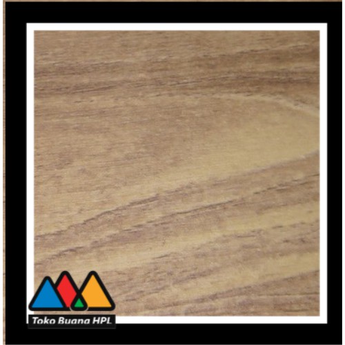 PVC SHEET LEM OSTIK KERTASIVE KT 107 LATTER OAK PER METER