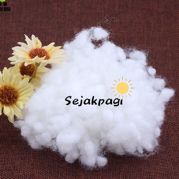 Dakron Putih Bersih dan Lembut Silikon Kapas Isi Boneka Anti Kempes A+