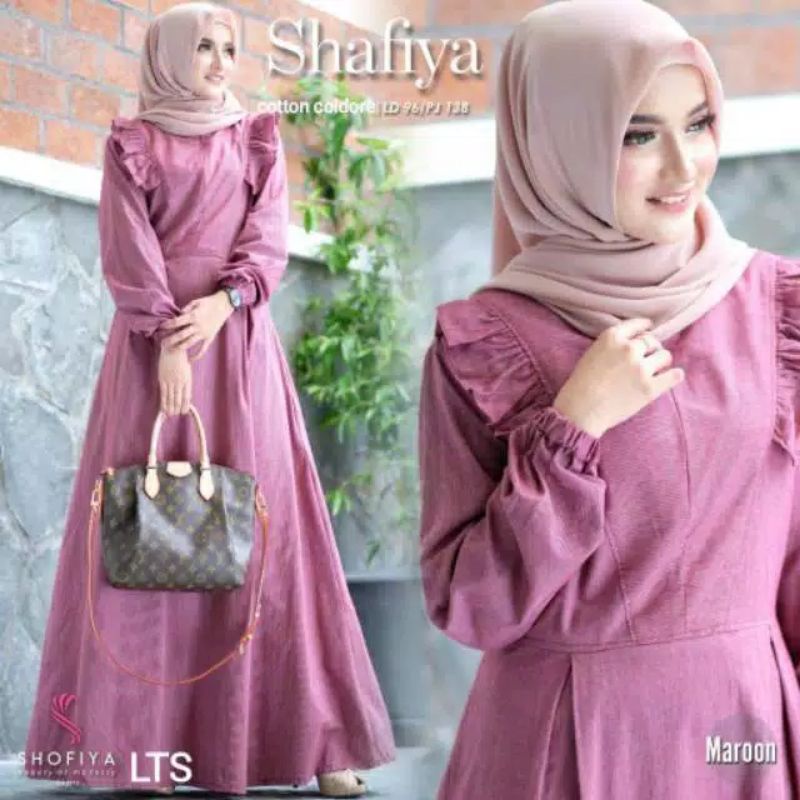 Shafiya dress fashion muslim wanita