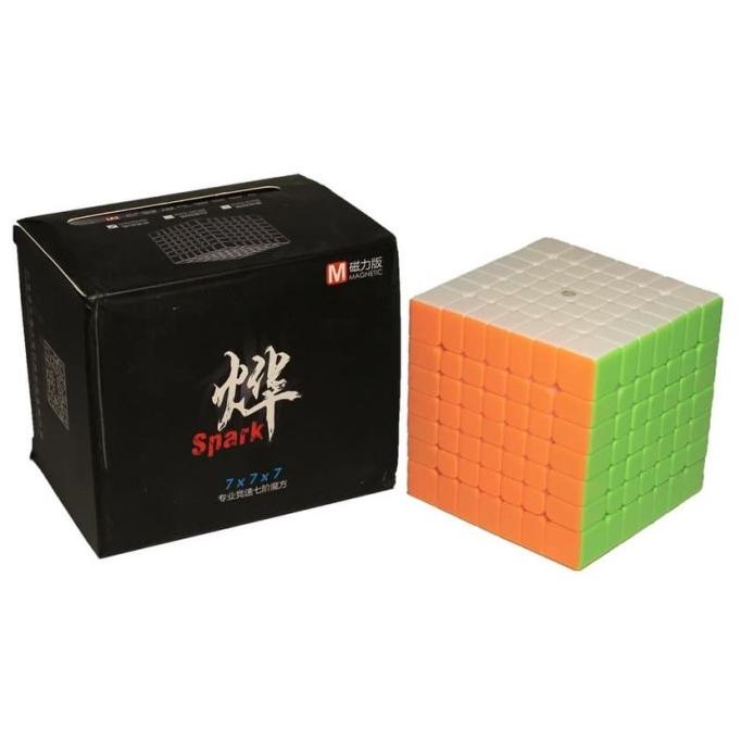 Rubik QiYi 7x7 X-Man Design Spark M 7x7x7 Magnetic Stickerless XMan