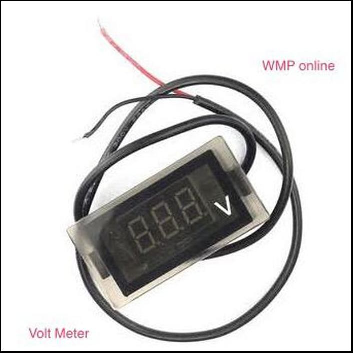 Volt Meter Digital Motor Mobil Waterproof