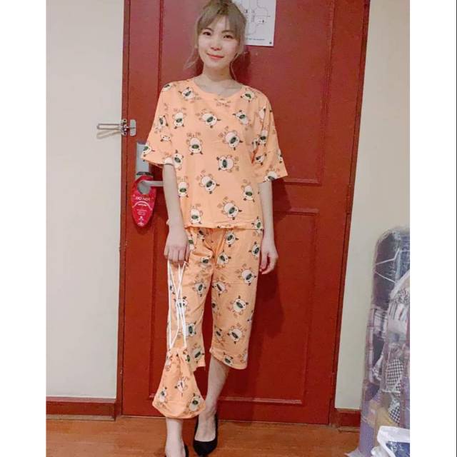 Piyama wanita Import Bangkok katun adem kualitas premium