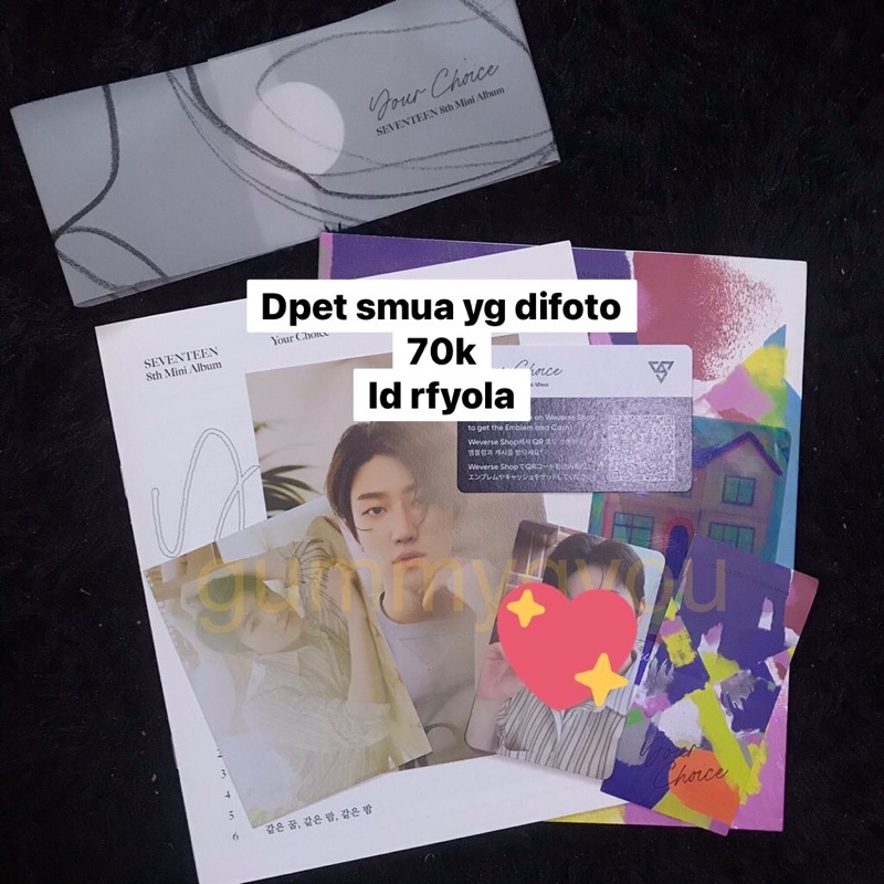 [CEK DESKRIPSI] ALBUM YOUR CHOICE SEVENTEEN BESIDE