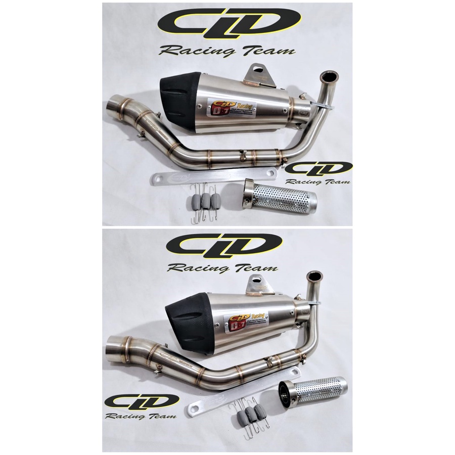 Knalpot Original CLD Type C7 Pipa Kecil C7 Pipa Besar Genio Beat 2020 Scoopy 2020