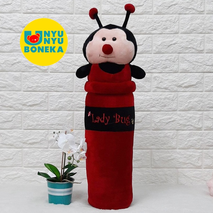 Bantal Guling Lembut 70cm Boneka teddy bear lebah bee singa animal safari keropi duck bebek