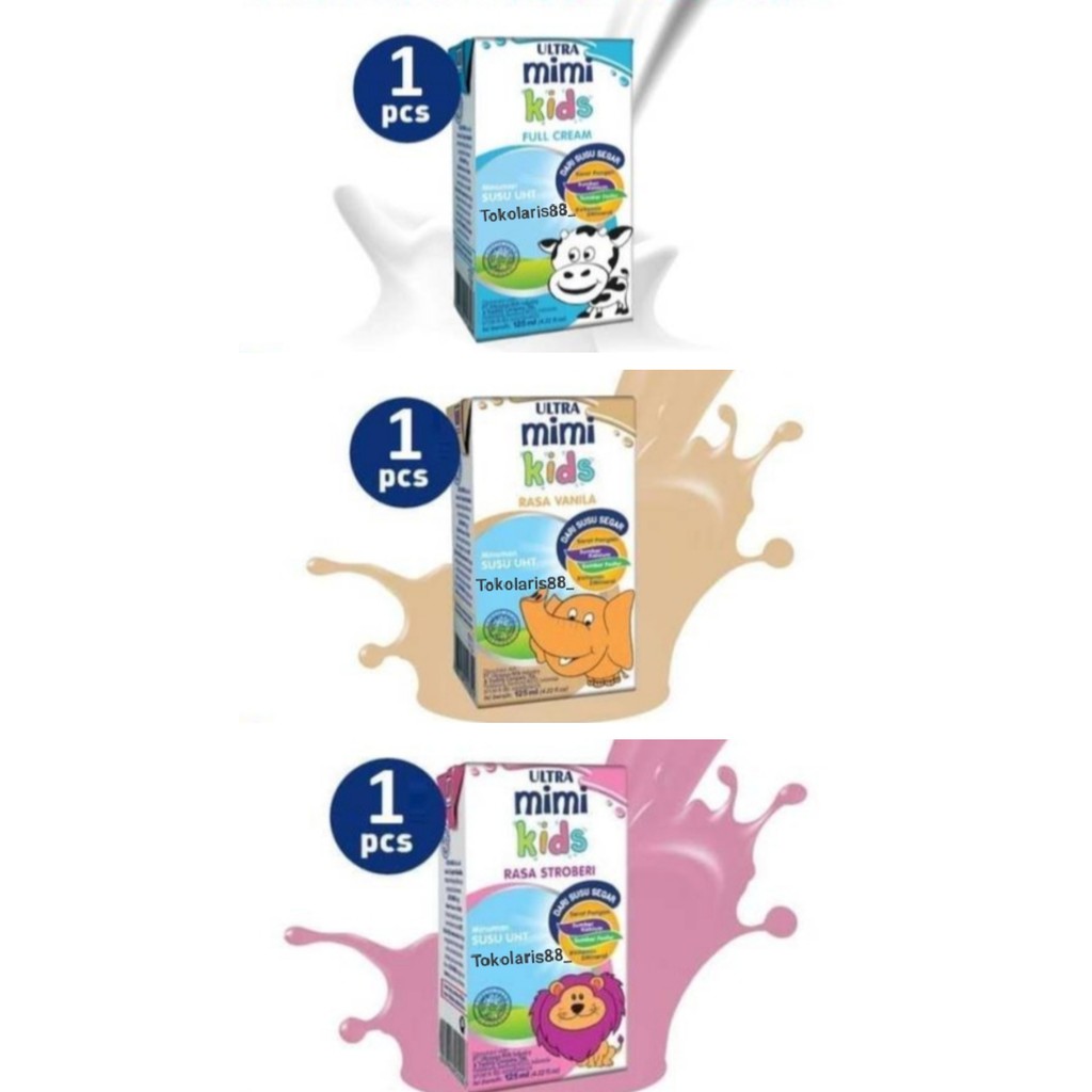 

ULTRA MIMI KIDS SUSU UHT 125ML