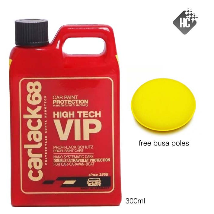 Carlack 68 High Tech VIP / wax / sealant guard / poles / compound / ceramic coating