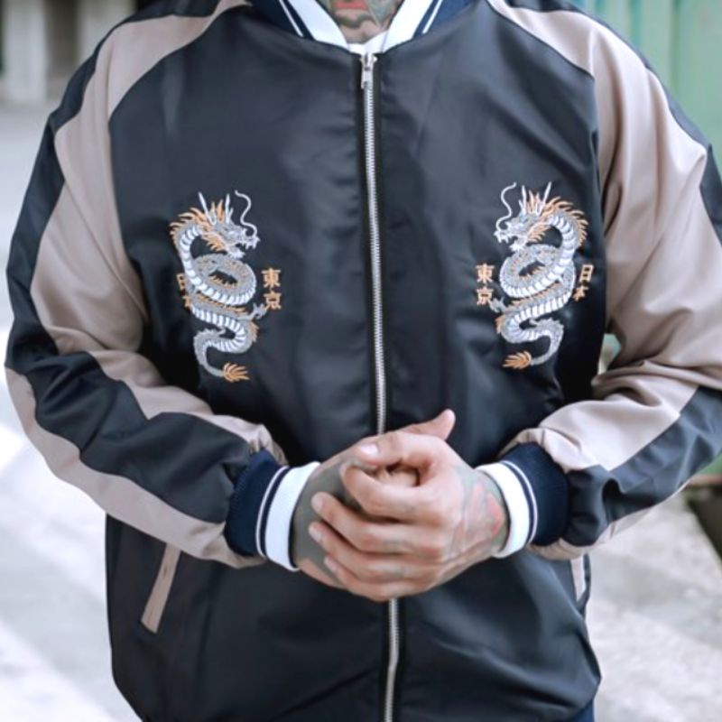JAKET BLACK DRAGON SUKAJAN ORIGINAL