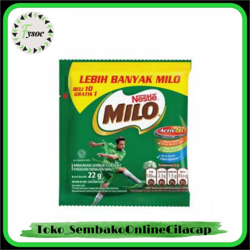 MILO ACTIVE-GO 22GR | MILO SACHET ECER