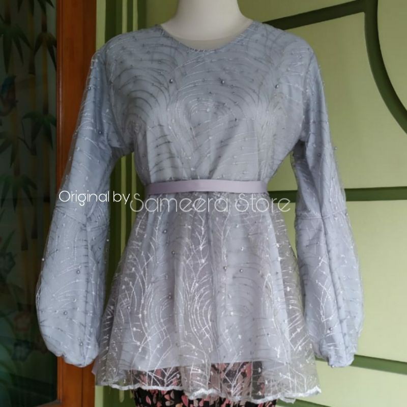 COD KEBAYA LESTI / LESTI PEPLUM / KEBAYA BRUKAT MODERN / KEBAYA BRUKAT MUTIARA-2