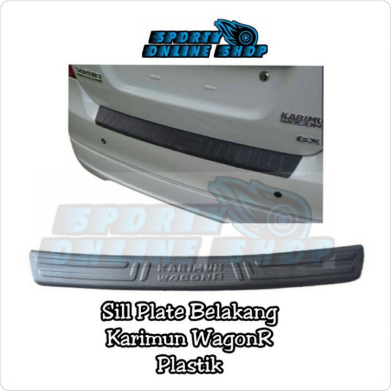 Sill Plate Belakang Karimun WagonR Plastik