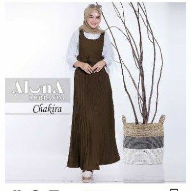 Aluna Mirranda set dress+manset original nha miranda