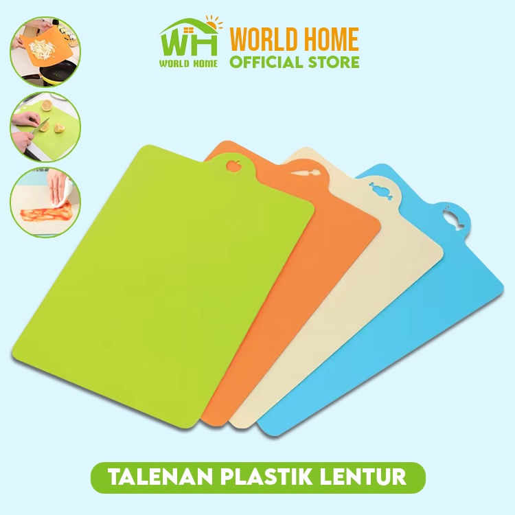 Talenan Plastik Lentur Alas Potong Telenan Chopping Cutting Board / Talenan Plastik Lunak Flexible