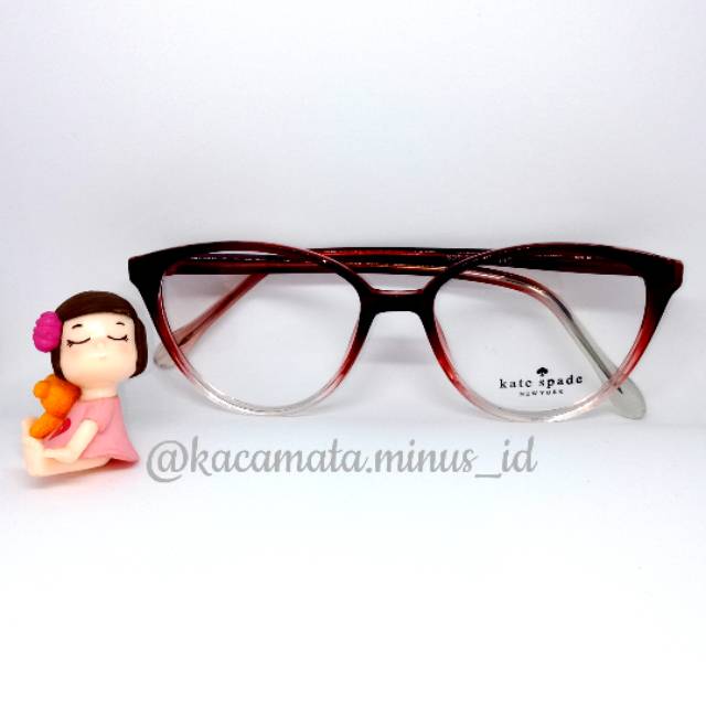 Paket kacamata cat eye kate spade