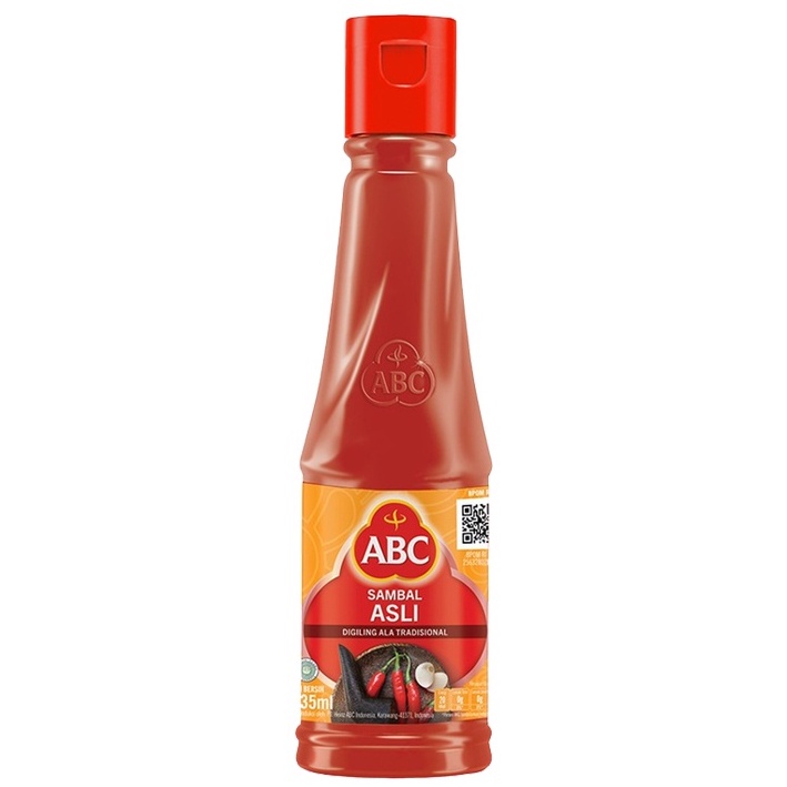 ABC Saos Sambal, Extra Pedas, Tomat, Kecap Manis, Inggris, Asin, Pedas, Cuka Botol 135 ml