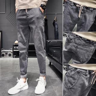  Celana  Panjang Jeans  Longgar Model Korea Bahan Velvet 