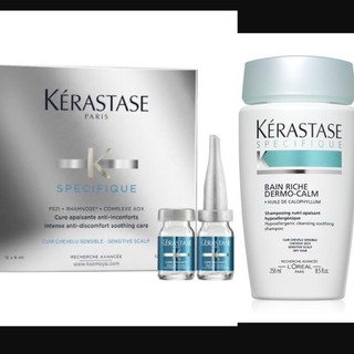 kerastase specifique cure apaisante isi 12 u/kulit sensitif