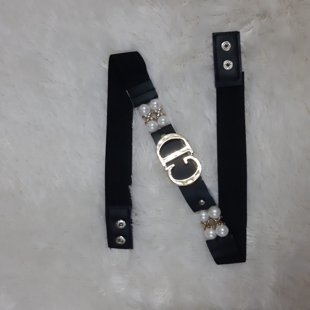 ikat pinggang mutiara/ikat pinggang wanita/belt karet