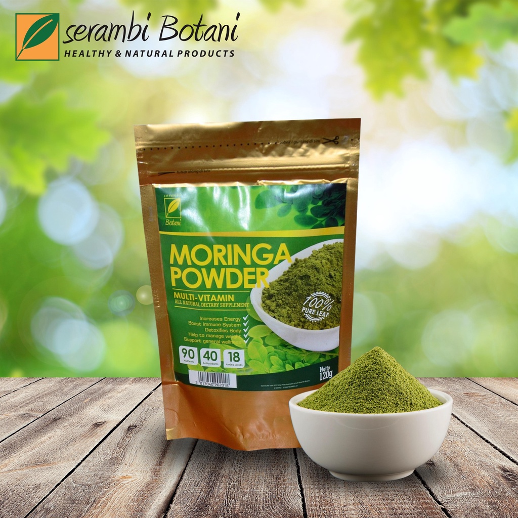 Jual Bubuk Daun Kelor Moringa Powder Shopee Indonesia