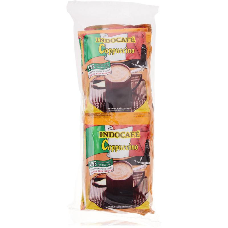 

Indocafe Cappucino 10sachet (1renceng)