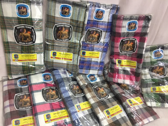 Sarung tenun gajah planet/gajahglatik/gajahwayang/sarungmurah