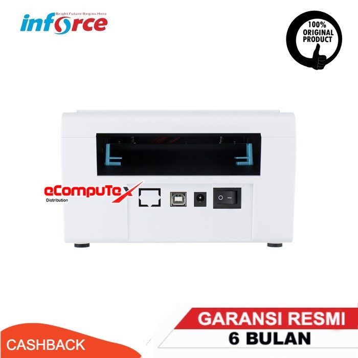 PRINTER LABEL BARCODE RESI THERMAL INFORCE 1808 - GARANSI RESMI