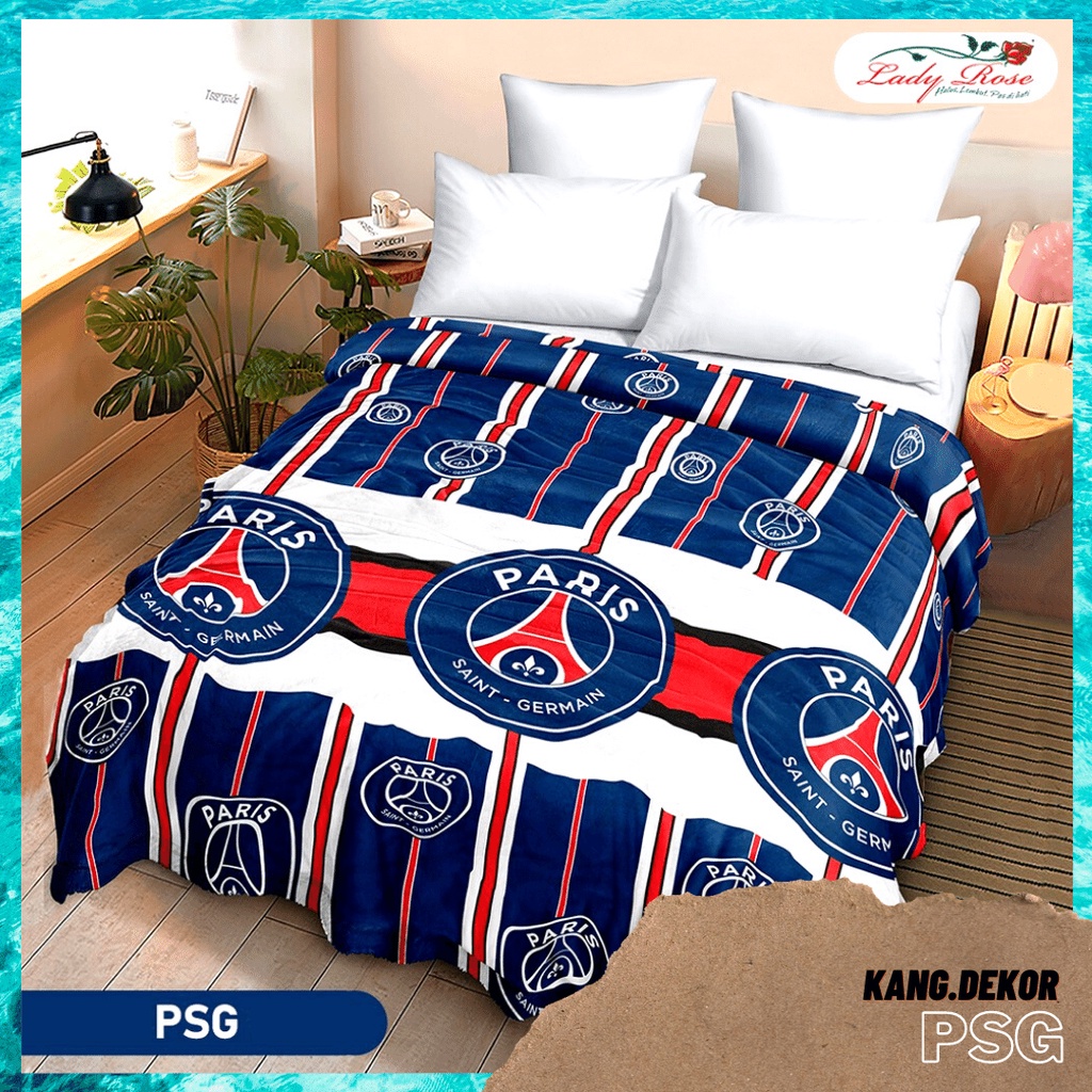 SELIMUT LADY ROSE MOTIF PSG PARIS SAINT GERMAIN BOLA AESTHETIC BULU LEMBUT HALUS TEBAL LADYROSE UKURAN 160x200 MOTIF BUNGA BLANKET SELIMUT HANGAT MURAH PREMIUM INTERNAL GROUP SELIMUT PERLENGKAPAN KAMAR TIDUR AESTHETIC ELEGAN ADEM ANTI JAMUR BAKTERI