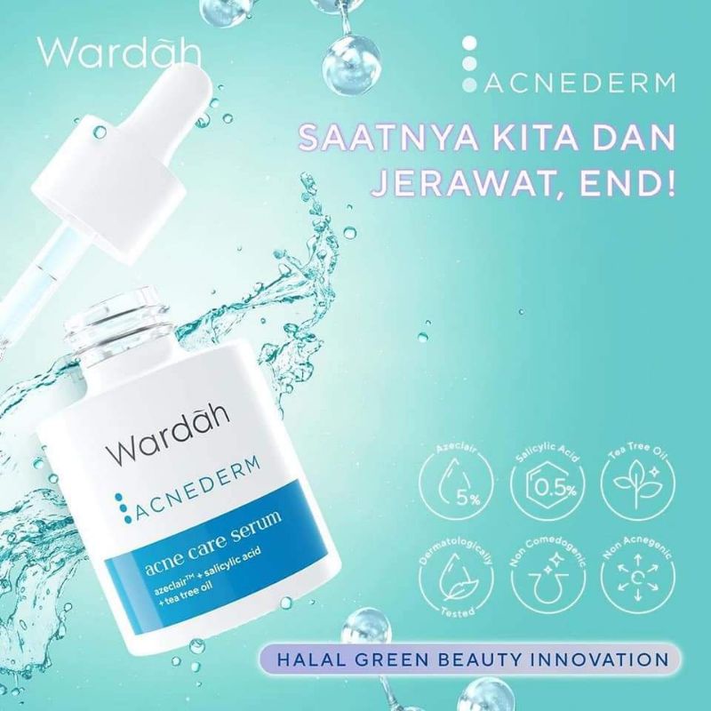 Wardah serum acnederm / serum wardah acnederm/ serum untuk berjerawat