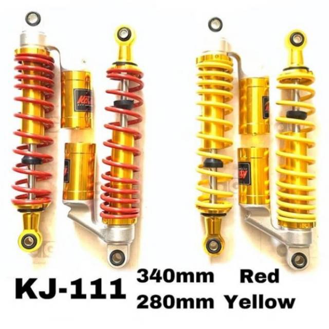 Shock beaker belakang tabung gold size 280 340 rx king jupiter z karisma supra x dll