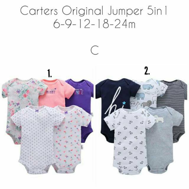 Jumper Bayi 5in1/ jumper bayi/ Set jumper/ baju bayi import