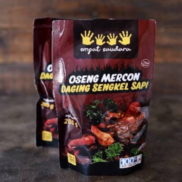 

Oseng Mercon Sengkel Sapi 200gr (SANGAT PEDAS)