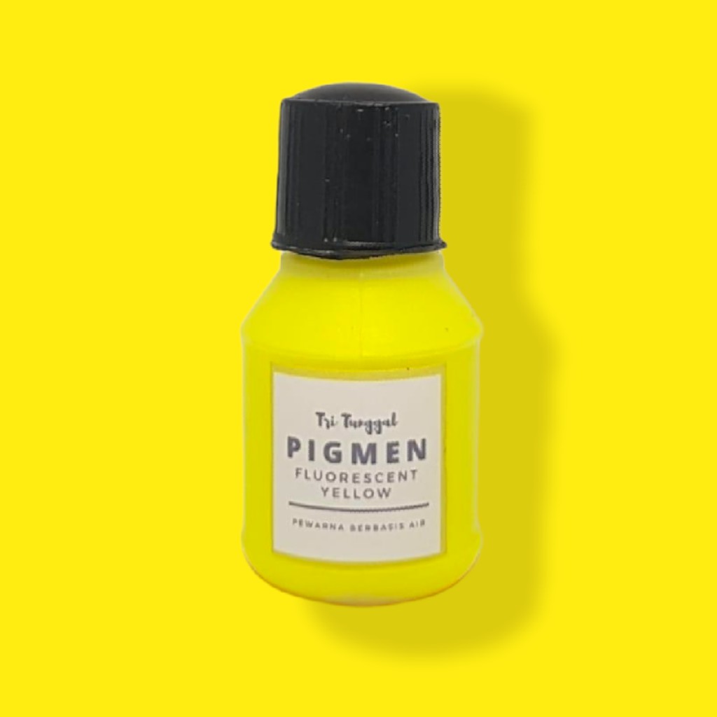 

PIGMEN 12gr FLUORESCENT YELLOW Kuning Stabilo Mini Kecil Pewarna Sablon Pigment Color Slime DIY Waterbased Tie Dye Cat Warna Warni Air Cair Cairan Liquid Paint Painting Kerajinan Prakarya Art Seni Kesenian Perlengkapan Mewarna Lukis Tri Tunggal Malang