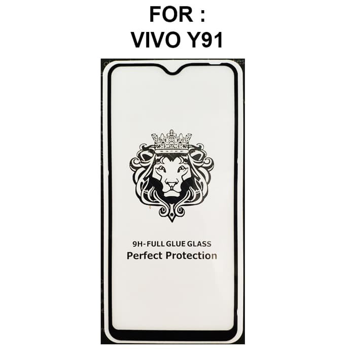 Tempered glass 5D Vivo Y91 / anti gores Vivo Y91 / screen guard Vivo Y91 / pelindung layar hp