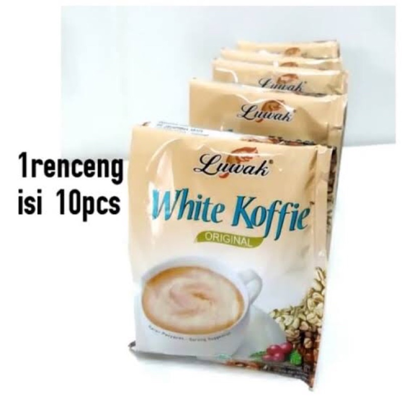 Luwak White Koffie Renceng isi 10 pcs