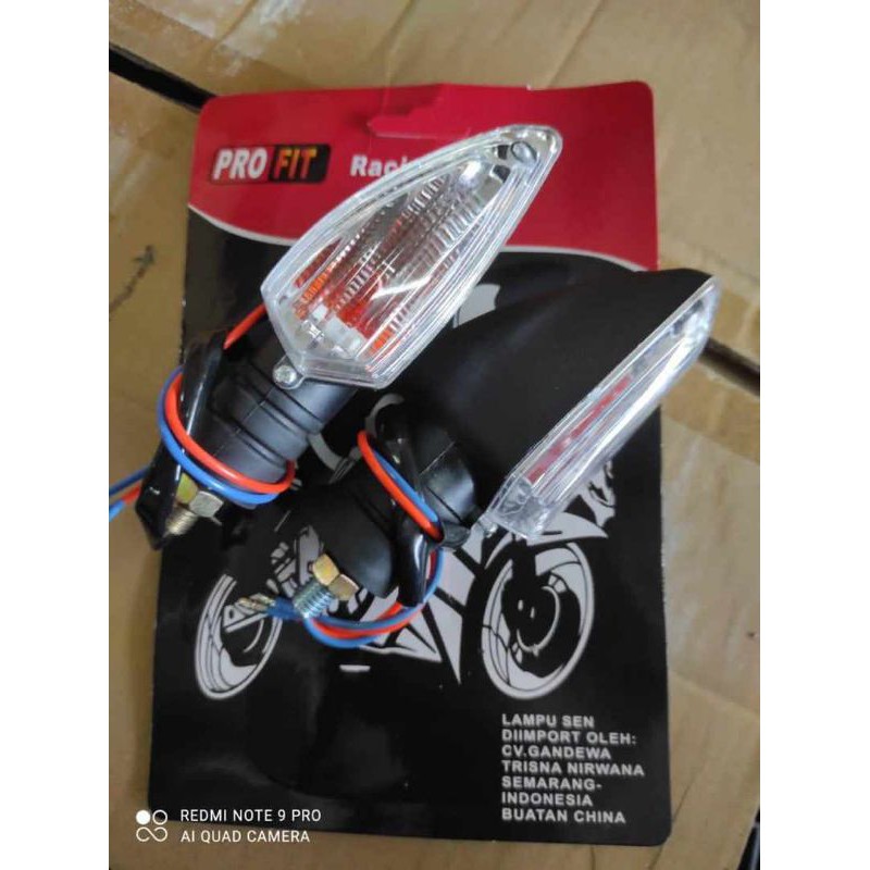LSM2) Lampu Sein Sen Model Vixion old new Mini variasi megapro Cb150 NVL KLX Byson Ninja