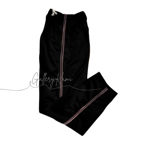 Pink Celana Training Panjang Olahraga Trening Size L-L Hitam List2 Pink