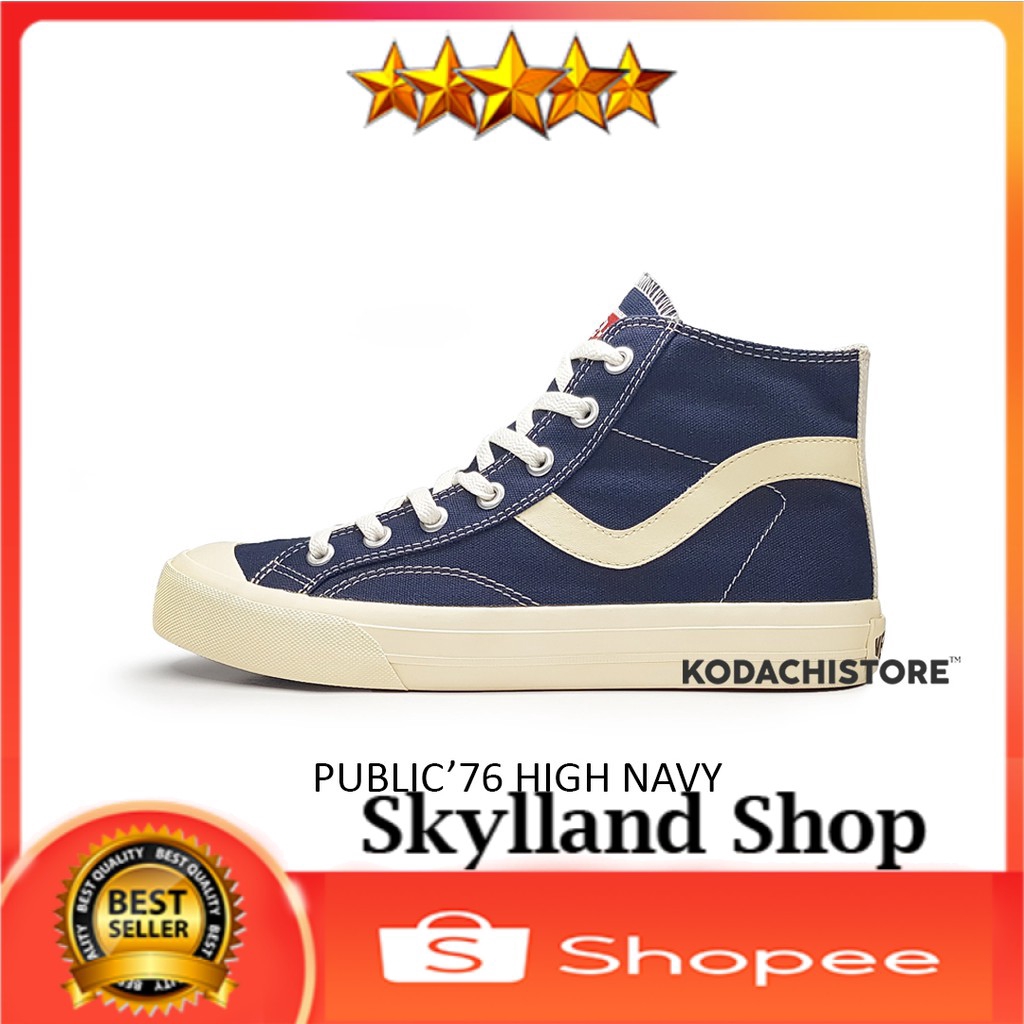 Sepatu Ventela Public High Navy Original - Sepatu Ventela