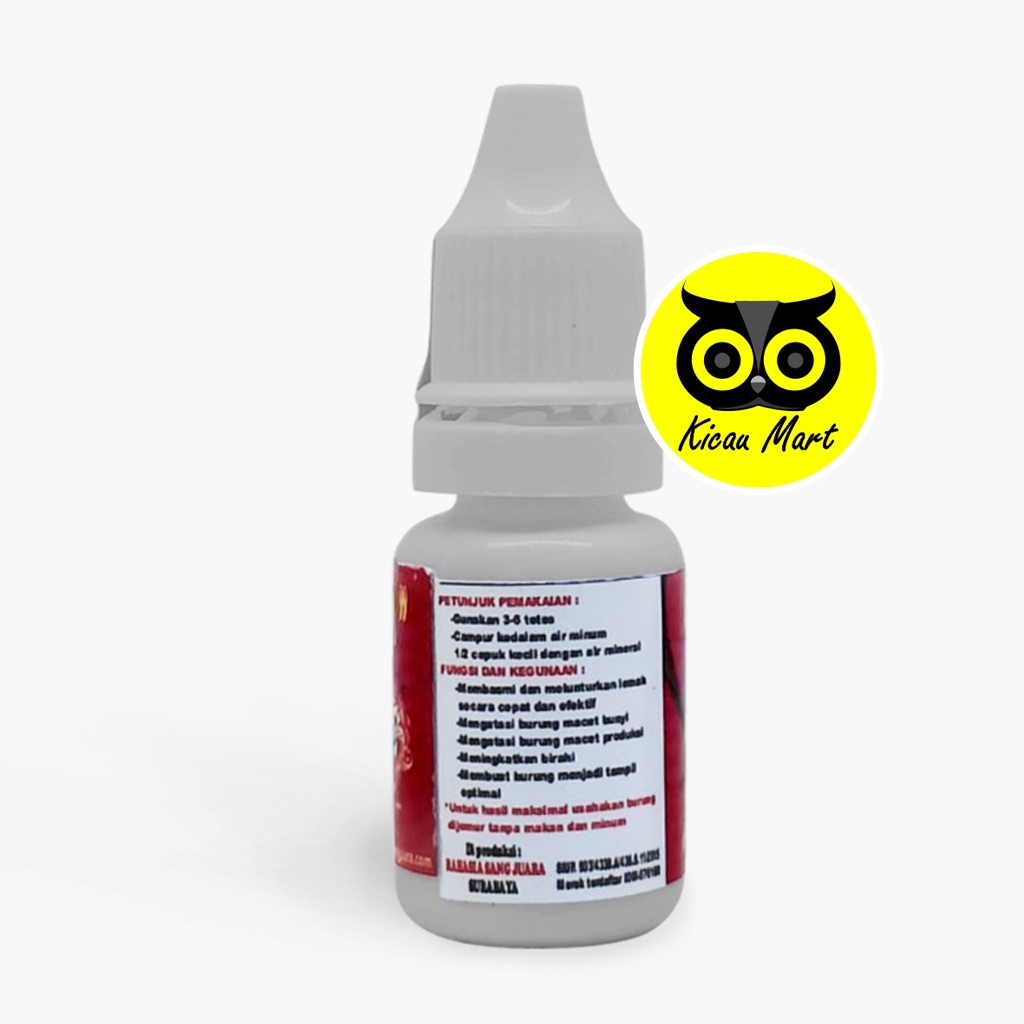 Obat Peluntur Lemak Burung Ampuh Basmi Lemak Obat Burung Gemuk Kegemukan RSJ Rahasia Sang Juara Melunturkan Lemak Murai Batu Kenari Lovebird Kacer Pleci Cucak Ijo