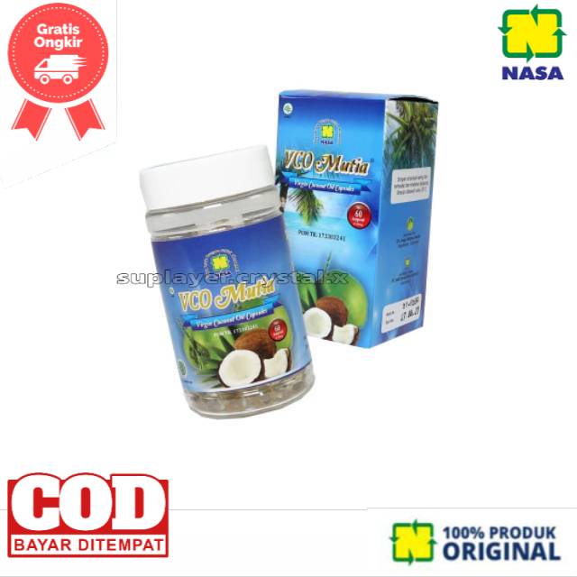 

Mutia VCO Virgin Coconut Oil Capsules Asli Nasa