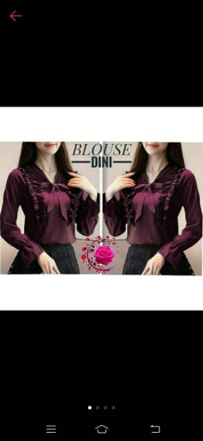 Dini blouse/moscrepe HQ