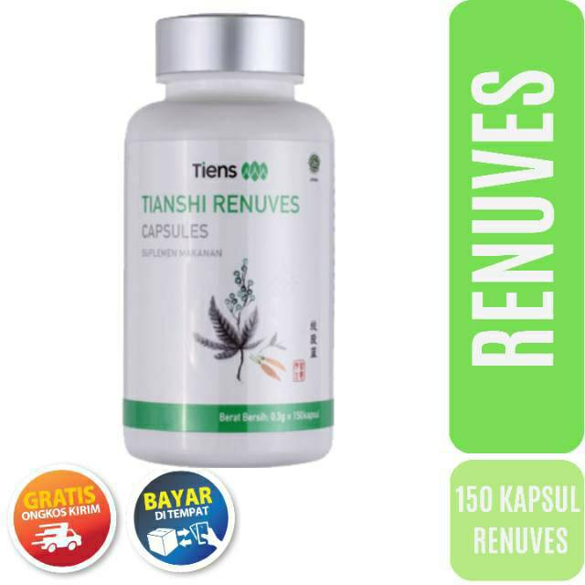 Tiens / Tianshi Renuves Capsules Isi 150 Kapsul 100% Original | Antioksidan
