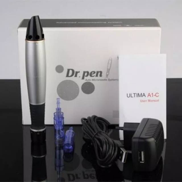 Dr pen ultima A1 colok atau manual Dr. Pen Ultima A1-C kabel, ukuran jarum dari 0,25mm ke 3.0mm