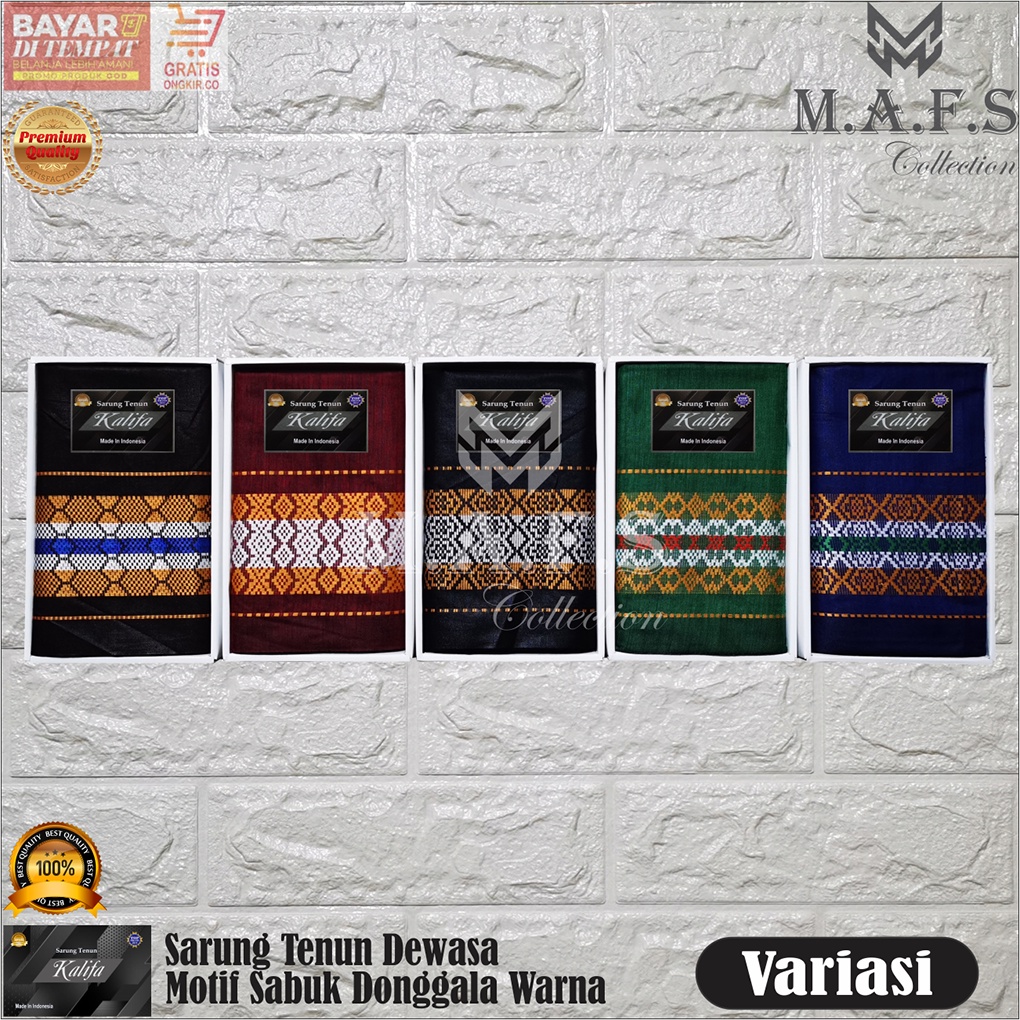 SARUNG DEWASA POLOS MOTIF SARUNG TENUN SABUK DONGGALA OLD NEW KALIFA