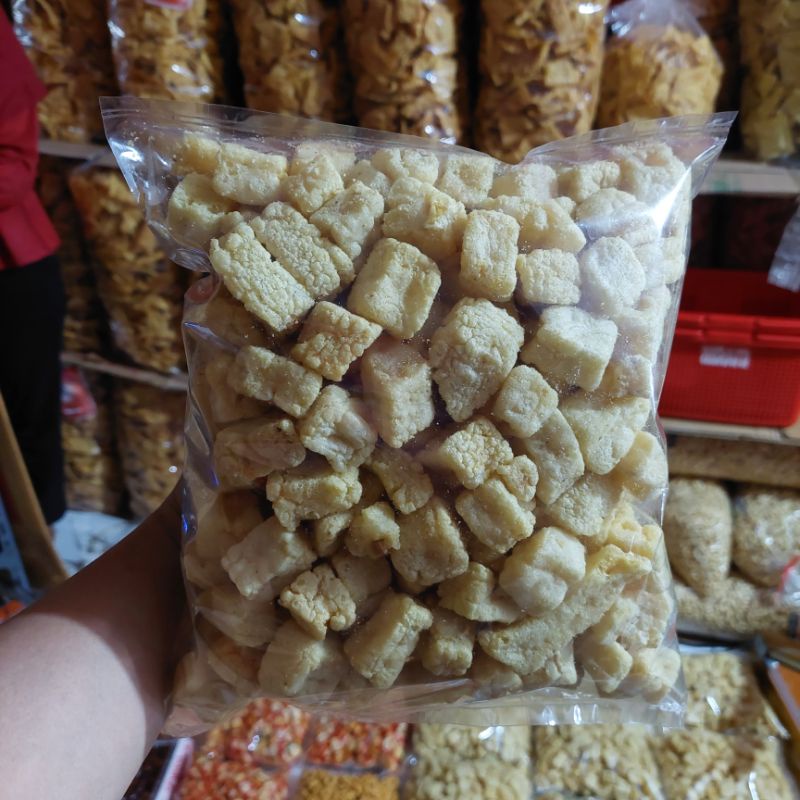 KRUPUK RAMBAK KOTAK 250gr / SNACK KILOAN MURAH